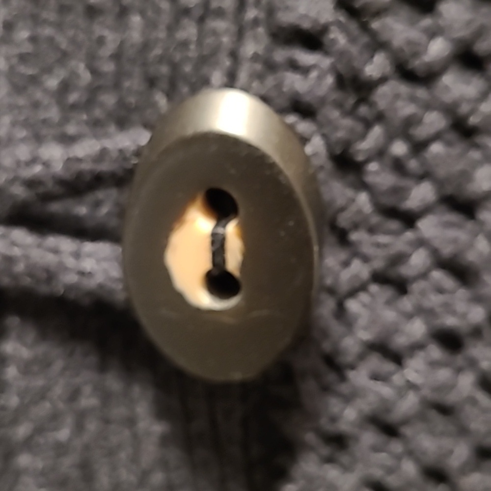 Vintagr Roots Women's Dark Blue Cardigan with Toggle Closures Size L - Picture 5 of 11
